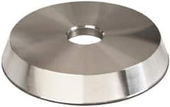 Made in USA - 6" Diam, 1-1/4" Hole Size, 1" Overall Thickness, 150 Grit, Type 12 Tool & Cutter Grinding Wheel - Very Fine Grade, Diamond - Americas Industrial Supply