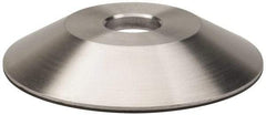 Made in USA - 6" Diam, 1-1/4" Hole Size, 1" Overall Thickness, 220 Grit, Type 12 Tool & Cutter Grinding Wheel - Very Fine Grade, Diamond - Americas Industrial Supply