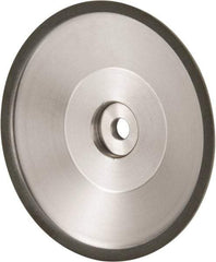 Made in USA - 6" Diam, 1-1/4" Hole Size, 1" Overall Thickness, 150 Grit, Type 12 Tool & Cutter Grinding Wheel - Very Fine Grade, Diamond - Americas Industrial Supply