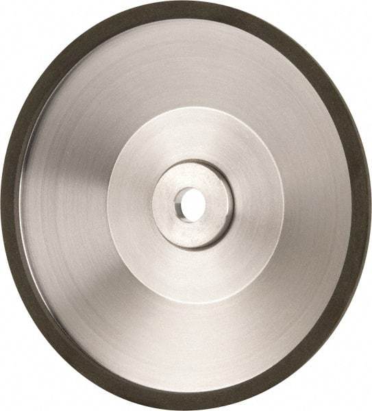 Made in USA - 6" Diam, 1-1/4" Hole Size, 1" Overall Thickness, 150 Grit, Type 12 Tool & Cutter Grinding Wheel - Very Fine Grade, Diamond - Americas Industrial Supply