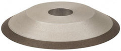 Made in USA - 6" Diam, 1-1/4" Hole Size, 3/4" Overall Thickness, 100 Grit, Type 12 Tool & Cutter Grinding Wheel - Fine Grade, Diamond - Americas Industrial Supply