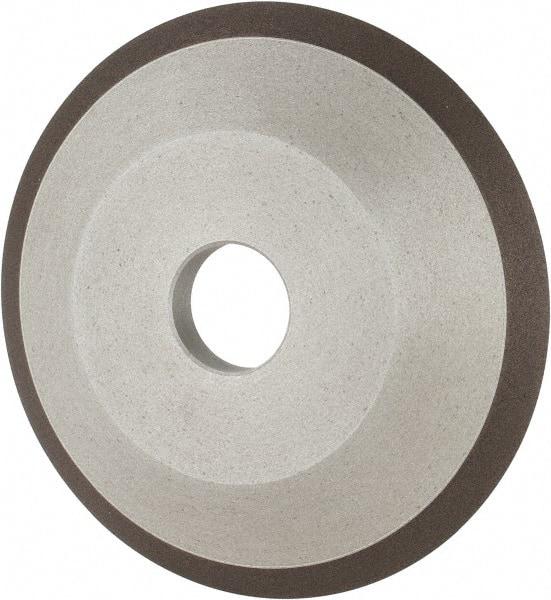 Made in USA - 6" Diam, 1-1/4" Hole Size, 3/4" Overall Thickness, 150 Grit, Type 12 Tool & Cutter Grinding Wheel - Very Fine Grade, Diamond - Americas Industrial Supply