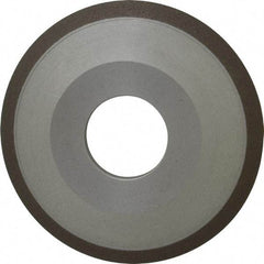 Made in USA - 4" Diam, 1-1/4" Hole Size, 1/2" Overall Thickness, 150 Grit, Type 12 Tool & Cutter Grinding Wheel - Very Fine Grade, Diamond - Americas Industrial Supply