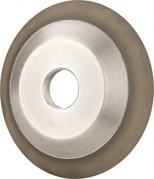 Made in USA - 6" Diam, 1-1/4" Hole Size, 3/4" Overall Thickness, 220 Grit, Type 12 Tool & Cutter Grinding Wheel - Very Fine Grade, Diamond - Americas Industrial Supply