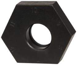 Mitee-Bite - 7 to 12mm Hex, 1/2-13 Stud Thread, Irregular Hex Clamp - 0.394" Hex Height, 4,000 Lb Holding Force, 1" Thread Length, 65 Ft/Lb Torque - Americas Industrial Supply