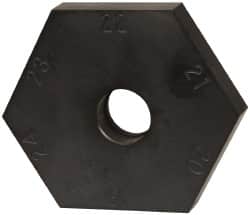 Mitee-Bite - 18 to 24mm Hex, 1/2-13 Stud Thread, Irregular Hex Clamp - 0.394" Hex Height, 4,000 Lb Holding Force, 1" Thread Length, 65 Ft/Lb Torque - Americas Industrial Supply