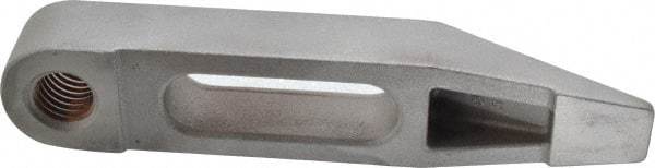 Mitee-Bite - 5/8-11 Stud, Stainless Steel, Plain Strap Clamp - 1-1/2" Travel, 6" OAL x 1.2" Wide x 0.8594" High, Tapered Nose - Americas Industrial Supply