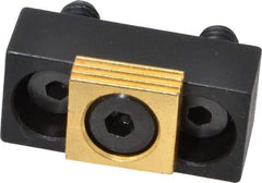 Mitee-Bite - 5/16-18 Screw Thread, 3/4" Wide x 1/2" High, Serrated & Smooth Steel Compact Style Screw Mount Toe Clamp - 2,000 Lb Holding Force, 20.8 Lb Ft Torque - Americas Industrial Supply