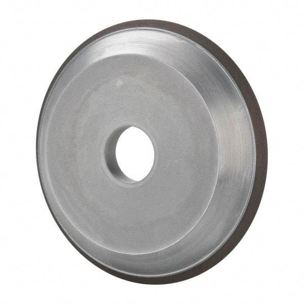 Made in USA - 6" Diam, 1-1/4" Hole Size, 3/4" Overall Thickness, 220 Grit, Type 15 Tool & Cutter Grinding Wheel - Very Fine Grade, Diamond - Americas Industrial Supply