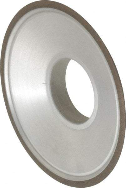 Made in USA - 3-1/2" Diam, 1-1/4" Hole Size, 3/4" Overall Thickness, 150 Grit, Type 15 Tool & Cutter Grinding Wheel - Very Fine Grade, Diamond - Americas Industrial Supply