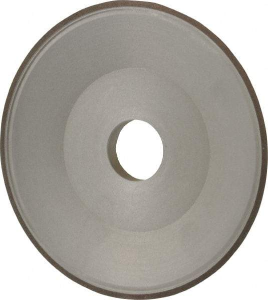 Made in USA - 6" Diam, 1-1/4" Hole Size, 3/4" Overall Thickness, 100 Grit, Type 15 Tool & Cutter Grinding Wheel - Fine Grade, Diamond - Americas Industrial Supply