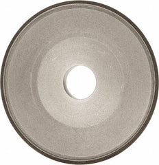 Made in USA - 6" Diam, 1-1/4" Hole Size, 3/4" Overall Thickness, 150 Grit, Type 15 Tool & Cutter Grinding Wheel - Very Fine Grade, Diamond - Americas Industrial Supply