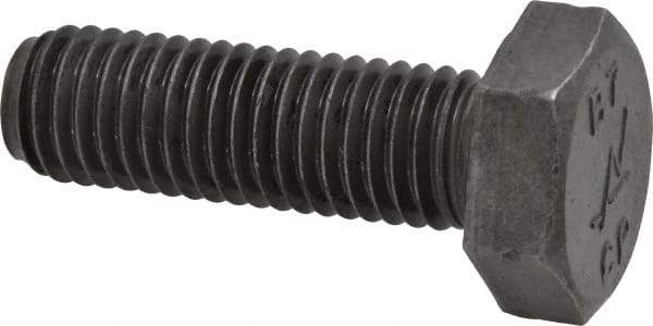 Made in USA - 5/8-11 Thread, 2" Length Under Head, Alloy Steel Hex Head Bolt - Uncoated, UNC Thread, ASTM A193, Grade B7 - Americas Industrial Supply