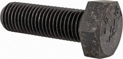 Made in USA - 7/8-9 Thread, 2-3/4" Length Under Head, Alloy Steel Hex Head Bolt - Uncoated, UNC Thread, ASTM A193, Grade B7 - Americas Industrial Supply