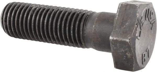 Made in USA - 7/8-9 Thread, 3" Length Under Head, Alloy Steel Hex Head Bolt - Uncoated, UNC Thread, ASTM A193, Grade B7 - Americas Industrial Supply