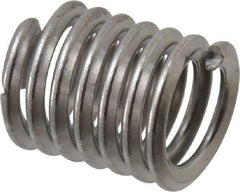 Heli-Coil - #6-32 UNC, 0.276" OAL, Free Running Helical Insert - 6-7/8 Free Coils, Tanged, 18-8 Stainless Steel, 2D Insert Length - Americas Industrial Supply