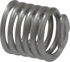 Heli-Coil - #8-32 UNC, 0.246" OAL, Free Running Helical Insert - 6 Free Coils, Tanged, 18-8 Stainless Steel, 1-1/2D Insert Length - Americas Industrial Supply