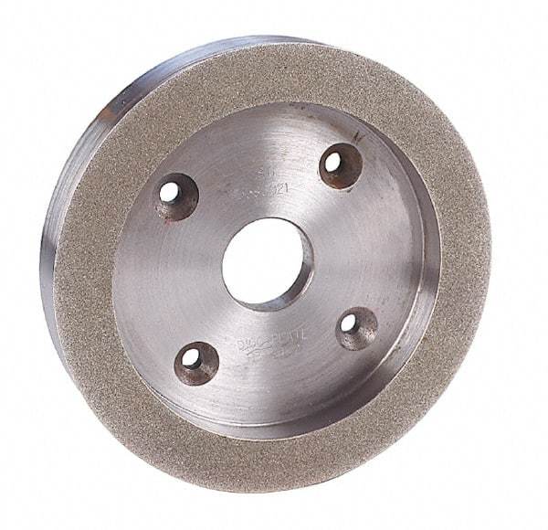 Made in USA - 6" Diam, 1-1/4" Hole Size, 1" Overall Thickness, 100 Grit, Tool & Cutter Grinding Wheel - Coarse Grade, Diamond - Americas Industrial Supply