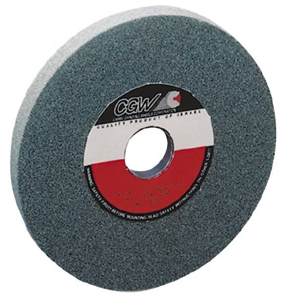 Camel Grinding Wheels - 80 Grit Silicon Carbide Bench & Pedestal Grinding Wheel - 10" Diam x 1-1/4" Hole x 1-1/2" Thick, 2483 Max RPM, I Hardness, Medium Grade , Vitrified Bond - Americas Industrial Supply