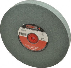 Camel Grinding Wheels - 100 Grit Silicon Carbide Bench & Pedestal Grinding Wheel - 8" Diam x 1-1/4" Hole x 1" Thick, 3600 Max RPM, I Hardness, Fine Grade , Vitrified Bond - Americas Industrial Supply