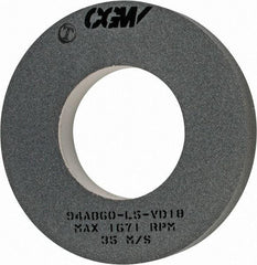 Camel Grinding Wheels - 16" Diam x 8" Hole x 2" Wide Centerless & Cylindrical Grinding Wheel - 60 Grit, Aluminum Oxide, Type 1, Medium Grade, Vitrified Bond, No Recess - Americas Industrial Supply