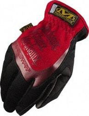 Mechanix Wear - Size 2XL (12) Synthetic Leather General Protection Work Gloves - For Mechanic's & Lifting, Uncoated, Slip-On Cuff, Full Fingered, Red, Paired - Americas Industrial Supply