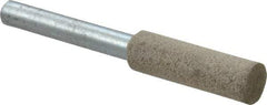 Cratex - 3/8" Head Diam x 1-1/4" Thickness, W179, Cylinder End, Mounted Point - Medium Grade, 80 Grit - Americas Industrial Supply