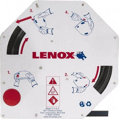 Lenox - 3/8" x 100' x 0.025" Carbon Steel Band Saw Blade Coil Stock - 14 TPI, Toothed Edge, Straight Form, Raker Set, Flexible Back, Constant Pitch, Contour Cutting - Americas Industrial Supply