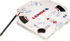 Lenox - 1/2" x 100' x 0.025" Carbon Steel Band Saw Blade Coil Stock - 4 TPI, Toothed Edge, Hook Form, Raker Set, Flexible Back, Constant Pitch, Contour Cutting - Americas Industrial Supply