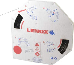 Lenox - 1/2" x 100' x 0.025" Carbon Steel Band Saw Blade Coil Stock - 6 TPI, Toothed Edge, Straight Form, Raker Set, Hard Back, Constant Pitch, Contour Cutting - Americas Industrial Supply