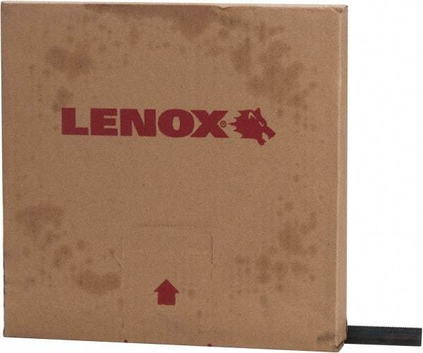 Lenox - 3/4" x 100' x 0.032" Carbon Steel Band Saw Blade Coil Stock - 14 TPI, Toothed Edge, Straight Form, Raker Set, Hard Back, Constant Pitch, Contour Cutting - Americas Industrial Supply