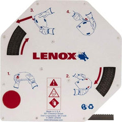 Lenox - 1/2" x 100' x 0.025" Bi-Metal Band Saw Blade Coil Stock - 6 TPI, Toothed Edge, Hook Form, Lenox Set Set, Flexible Back, Constant Pitch, Contour Cutting - Americas Industrial Supply