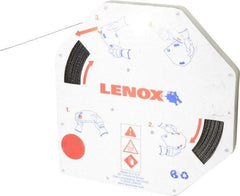 Lenox - 1/2" x 100' x 0.025" Bi-Metal Band Saw Blade Coil Stock - 6 to 10 TPI, Toothed Edge, Modified Raker Set, Flexible Back, Variable Pitch, Contour Cutting - Americas Industrial Supply