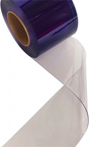 Aleco - Clear Replacement Vinyl Strip Standard Dock Curtain Strips - 24" Wide x 60' Long x 0.08" Thick, PVC - Americas Industrial Supply