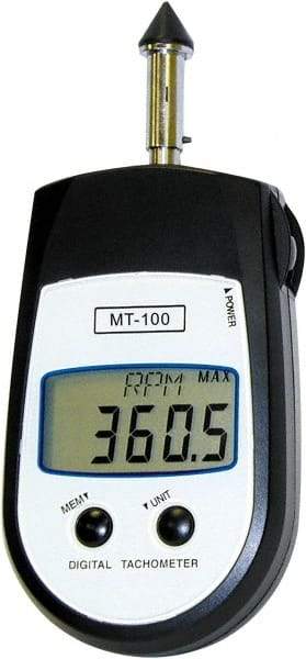 SHIMPO - Tachometers Type: Contact Minimum Measurement (RPM): 1.00 - Americas Industrial Supply