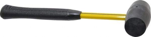 NUPLA - 1 Lb Head Rubber Mallet - 12-1/2" OAL, 12-1/4" Long Fiberglass Handle - Americas Industrial Supply