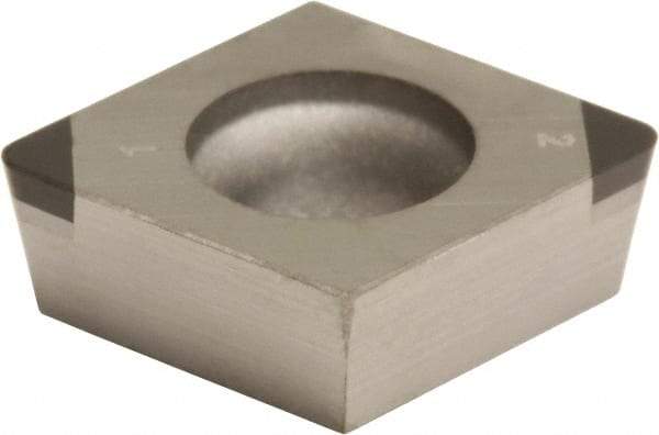 Sumitomo - 2NU-CPGA32.51 Grade BN700 PCBN Turning Insert - Uncoated, 80° Diamond, 3/8" Inscr Circle, 5/32" Thick, 1/64" Corner Radius - Americas Industrial Supply