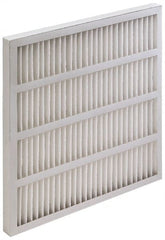Value Collection - 24 x 24 x 1", MERV 8, 35 to 45% Efficiency, Wireless Pleated Air Filter - Exact Industrial Supply