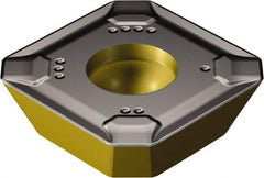 Sandvik Coromant - R24512T3 KM Grade 3330 Carbide Milling Insert - TiCN/Al2O3/TiN Finish, 5/32" Thick, 13.4mm Inscribed Circle, 1.5mm Corner Radius - Americas Industrial Supply