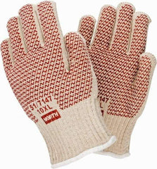 North - Size Universal Cotton Lined Hot Mill Glove - Continuous Knit Cuff - Americas Industrial Supply