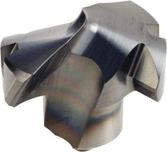 Kennametal - Series KenTIP, 12mm Diam Grade KC7410 140° Replaceable Drill Tip - Carbide, AlCr Finish, N Seat Size - Americas Industrial Supply