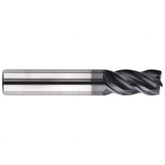 SGS - 16mm, 4 Flute, Single End, Solid Carbide, 2mm Corner Radius End Mill - 92mm OAL, Right Hand Flute, 32mm LOC, Right Hand Cut - Americas Industrial Supply