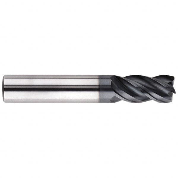 SGS - 16mm, 4 Flute, Single End, Solid Carbide, 4mm Corner Radius End Mill - 92mm OAL, Right Hand Flute, 32mm LOC, Right Hand Cut - Americas Industrial Supply