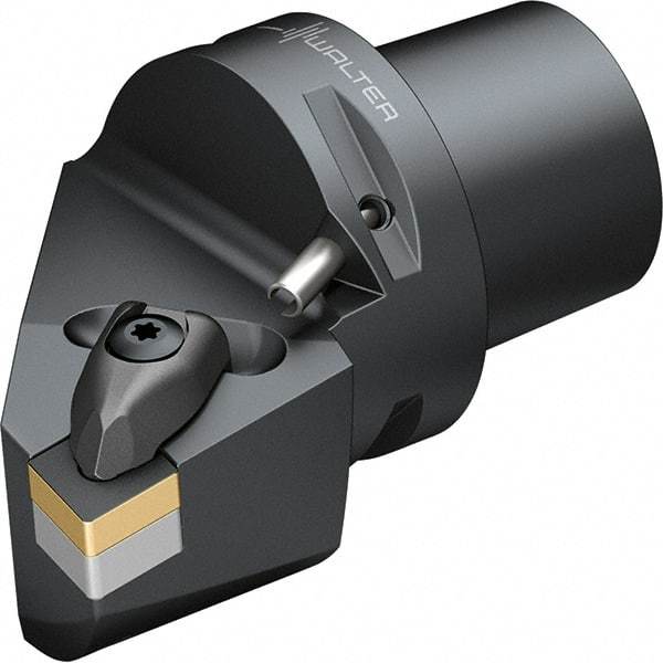 Walter - 95° Lead Angle, Indexable Turning Toolholder - 90mm OAL, Series DCLN-CAPTO-AUSSEN - Americas Industrial Supply