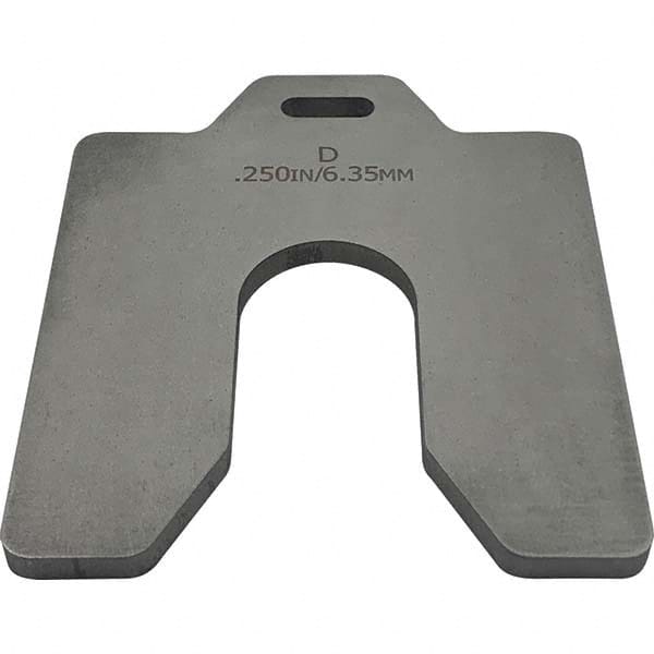 Maudlin Products - Metal Shim Stock Type: Slotted Shim Material: Stainless Steel - Americas Industrial Supply