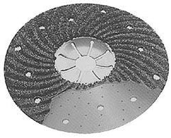 Value Collection - 7" Diam, 7/8" Hole, 100 Grit Silicon Carbide Fiber Disc - Americas Industrial Supply