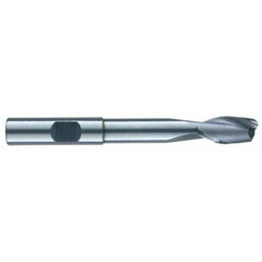 RobbJack - 1/2", 1" LOC, 1/2" Shank Diam, 6" OAL, 2 Flute, Solid Carbide Square End Mill - Americas Industrial Supply