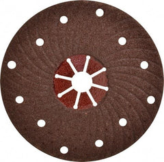 Value Collection - 7" Diam 7/8" Hole 60 Grit Fiber Disc - Medium Grade, Aluminum Oxide, 8,500 Max RPM - Americas Industrial Supply
