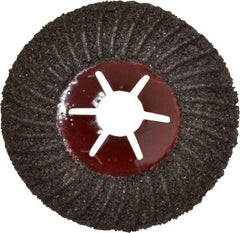 Value Collection - 4-1/2" Diam 7/8" Hole 24 Grit Fiber Disc - Very Coarse Grade, Silicon Carbide, 12,000 Max RPM - Americas Industrial Supply