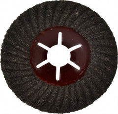 Value Collection - 4-1/2" Diam 7/8" Hole 36 Grit Fiber Disc - Very Coarse Grade, Silicon Carbide, 13,300 Max RPM - Americas Industrial Supply